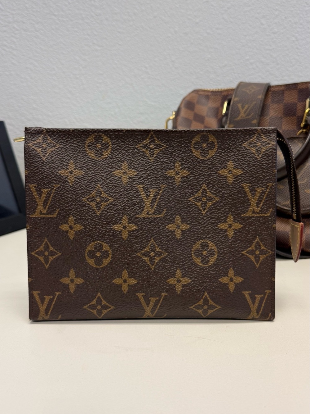 Louis Vuitton Brown Monogram Canvas Toiletry 19 Pouch